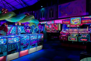 Photo of an arcade
